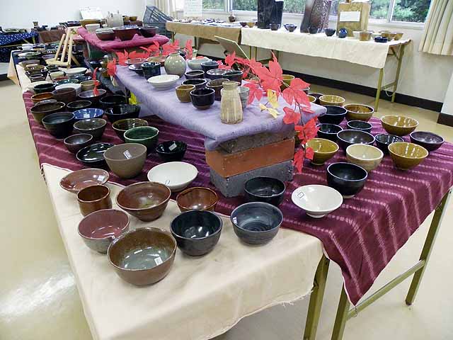 陶芸部の即売会