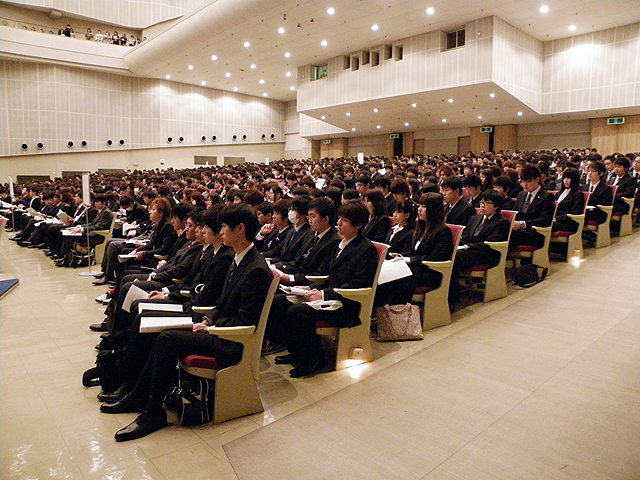 入学式の様子
